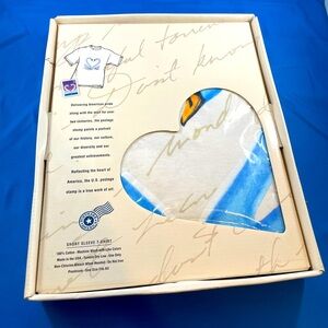 VTG 1997 USPS 32cent Swan stamp Lee Brand T-shirt sz XL - never worn!